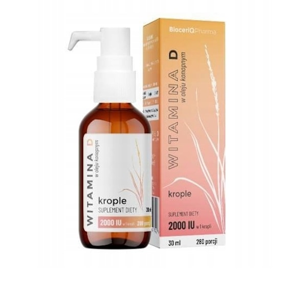 Vitamin D i Hampolja/ droppar/ 30 ml