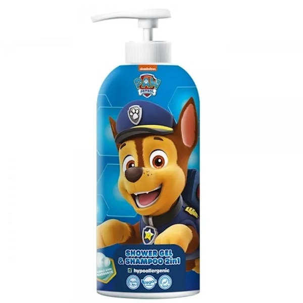 Paw Patrol Chase Duschgel och Schampo 2-i-1 Bubblegum/ 1000ml