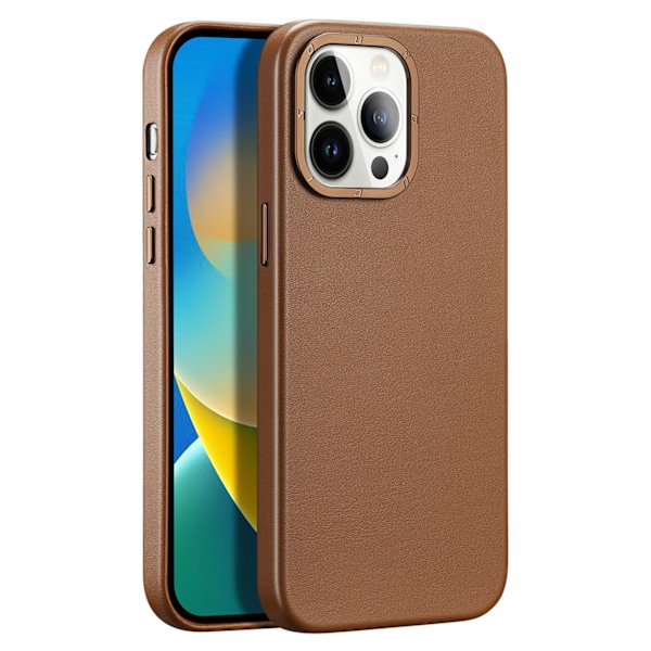 Dux Ducis Grit Läderfodral för iPhone 14 Pro Max - Elegant Konst
