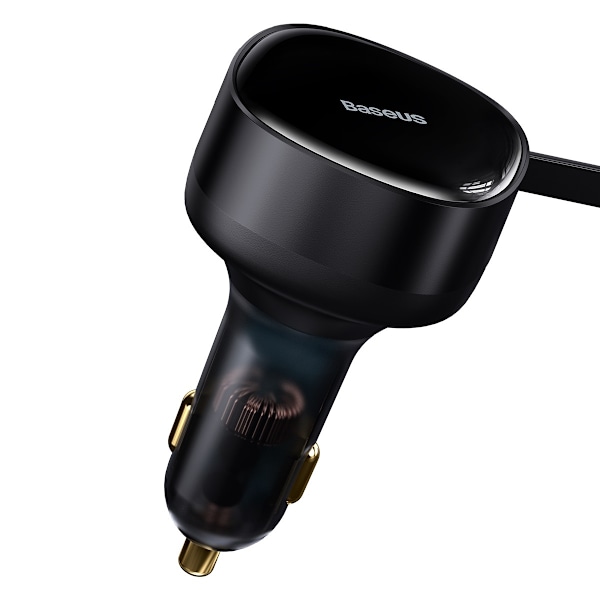 Baseus Enjoyment 2-i-1 Biladdare 30W Svart (CGTX000001)