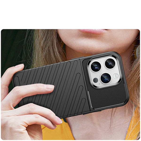 Thunder Case skyddsfodral iPhone 14 Pro robust svart skal