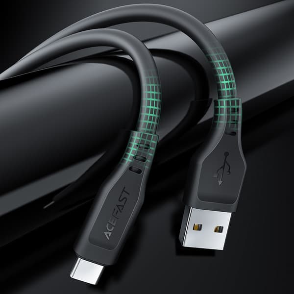 Acefast USB till USB-C Kabel 1/2m/ 3A Vit (C3-04 Vit)