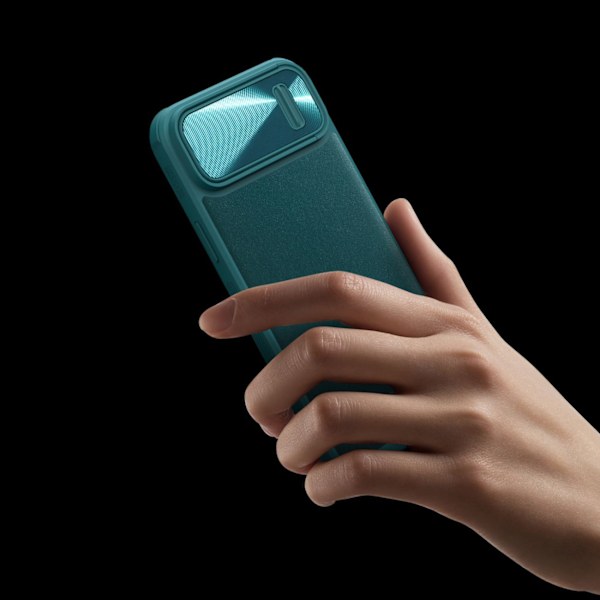 Nillkin CamShield Leather S Fodral för iPhone 14 med kameraskydd