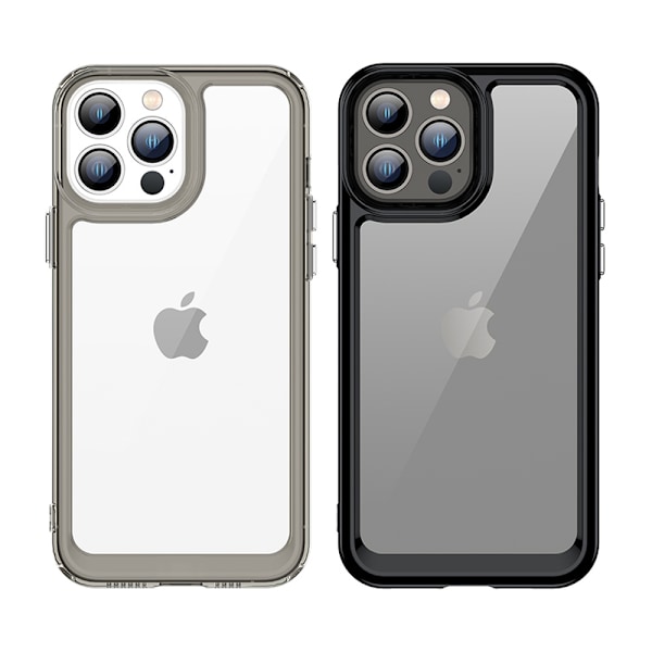 Skyddande Hårt Fodral för iPhone 12 Pro Max med Elastisk Blå Ram