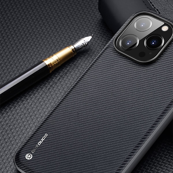 Dux Ducis Fino nylonfodral för iPhone 14 Pro Max - Blå