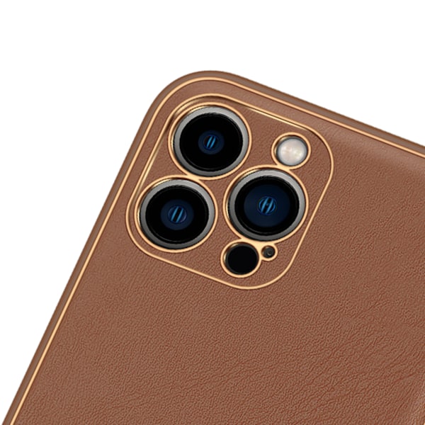 Dux Ducis Yolo Elegant iPhone 14 Pro Fodral - Brun Syntetläder S