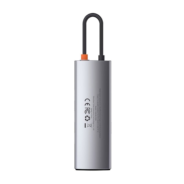 Baseus Metal Gleam 8-i-1 USB-C Hub - 100W PD/ 4K HDMI/ SD/microS