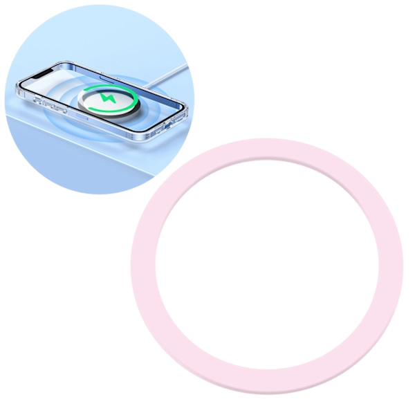 Joyroom Magnetisk Metallring för Smartphone - Rosa (JR-Mag-M3)