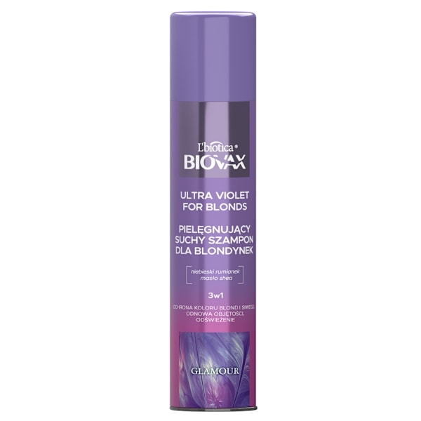 Biovax Ultra Violet Torrschampo för Blonda/ 200 ml