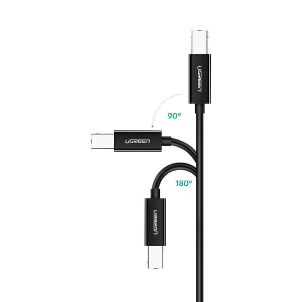Ugreen US241 USB-C till USB-B Kabel 1 m Svart