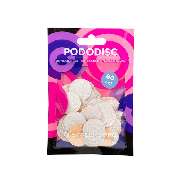 Staleks PodoDisc Pro Expert Vita Utbytbara Slipbelägg M Kvalitet