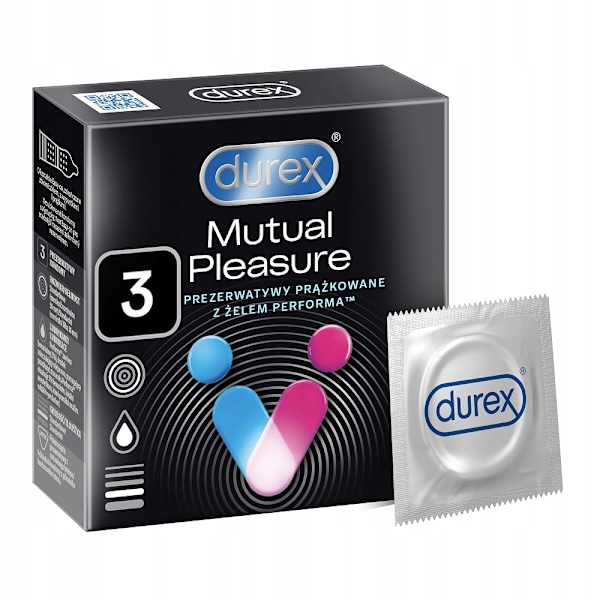 Durex Mutual Njutning Kondomer med Knottror/ 3 stycken