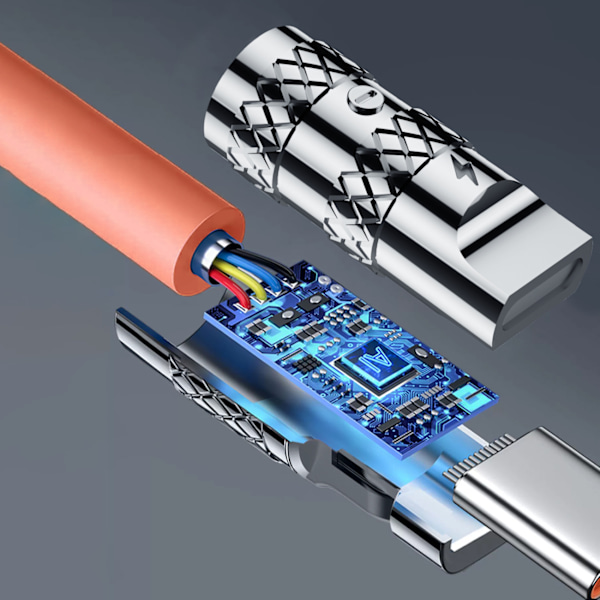 Dudao L24AL Vinklad Kabel USB-A till Lightning med 180° Rotation