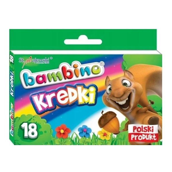 Färgglada Vaxkritor för Kreativ Lek/ Set om 18 Färger