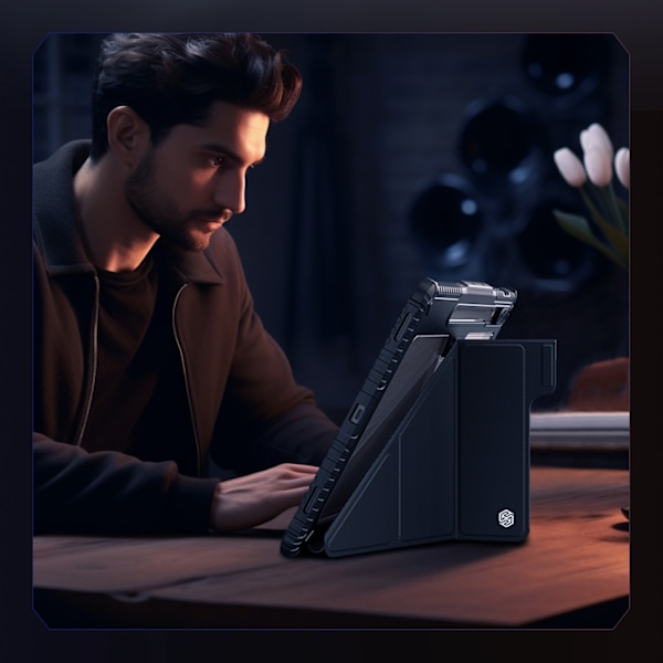 Nillkin Bumper Läderfodral Pro för Samsung Galaxy Tab S9+ - Svar