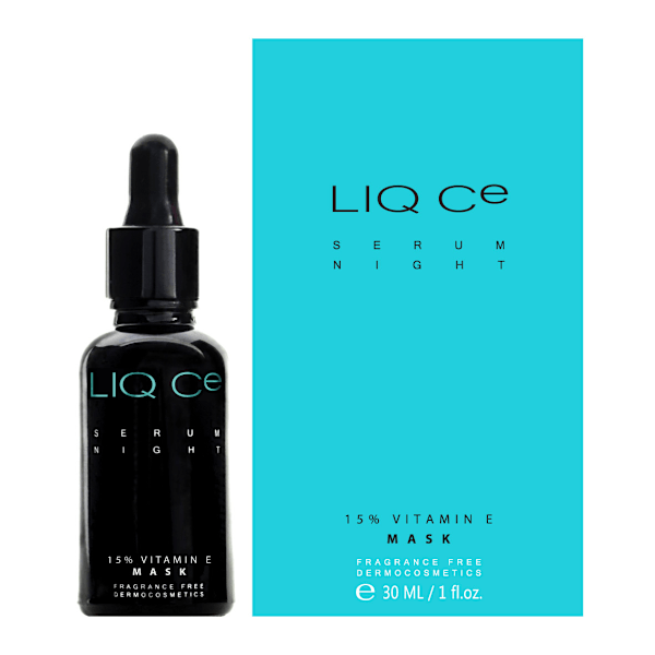 15% Vitamin E-Rik C-serum med Nattligt Ansiktsmask i 30 ml - åte