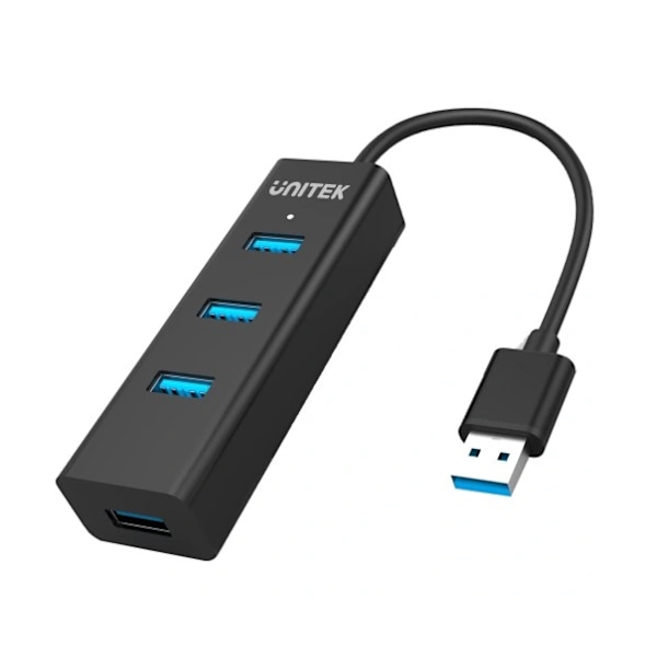 Unitek/ Nav 4x USB 3.0; BC1/2; Svart