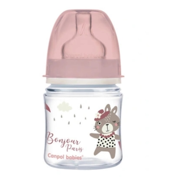Vauvanhoito Anti-Colic Pullo - Vaaleanpunainen 120 ml
