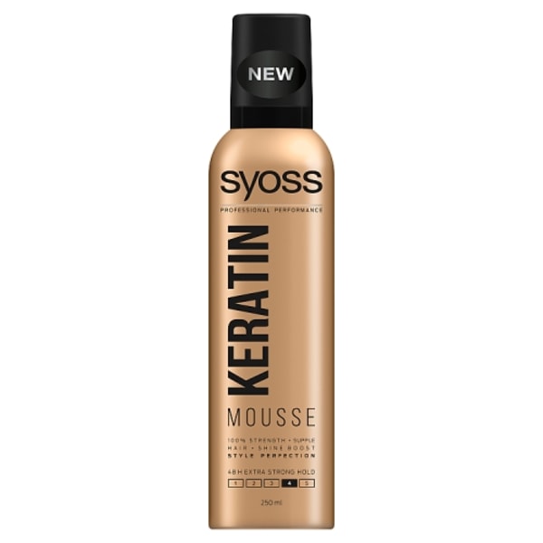Syoss Keratin Skum för Håret Extra Stark/ 250ml