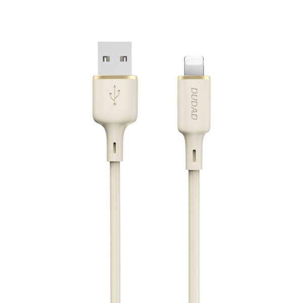 Dudao L7SL Kabel USB-A till Lightning 5A 1m - Beige