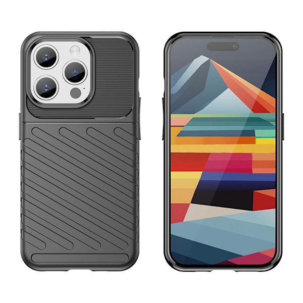Stöttande Skal till iPhone 15 Pro Thunder Case - Blå