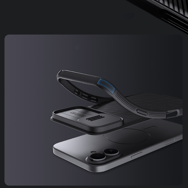 Nillkin CamShield Pro Magnetisk Fodral för iPhone 16 - Svart