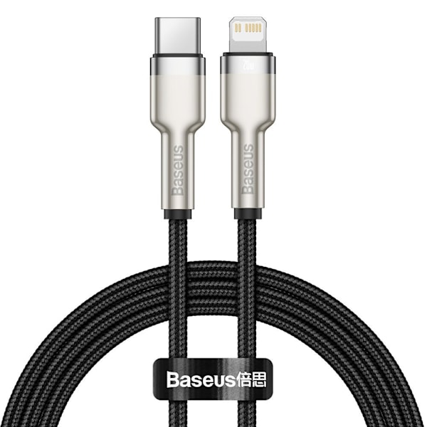 Baseus Cafule Series Metallisk USB-C till Lightning Datakabel 20