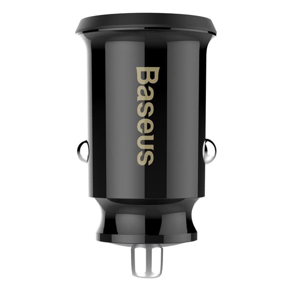 Baseus Grain Mini Biladapter CCALL-ML01 med Dual USB-A Portar 3.