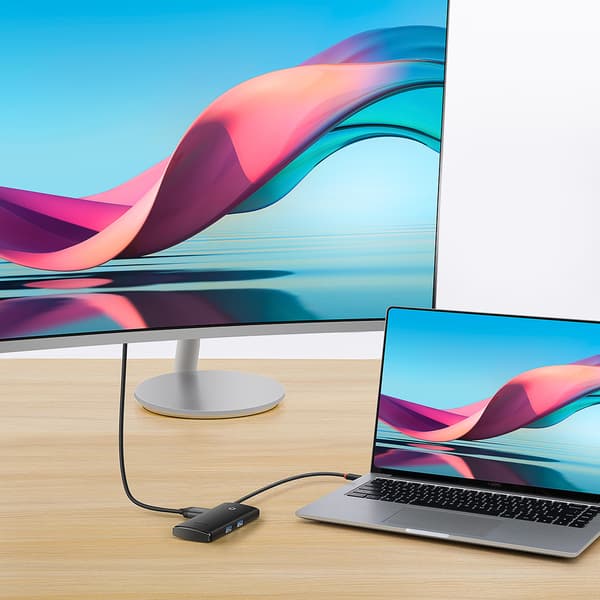 Baseus Lite Series Multifunktionell USB C HUB - 2 x USB 3.0/ USB