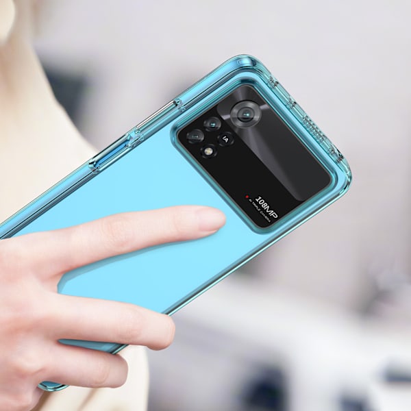 Skyddande Blå Fodral för Xiaomi Poco X4 Pro 5G med Flexibel Ram