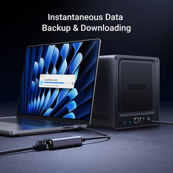 Ugreen CM648 Adapter USB-C till RJ45 Ethernet 2.5G - Grå