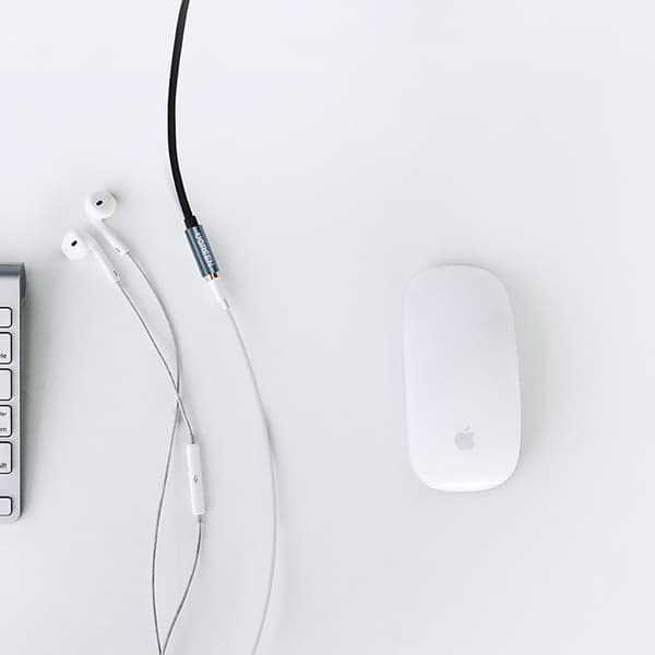 Ugreen AUX förlängningskabel 3/5 mm mini-jack 1/5m Blå (AV118)