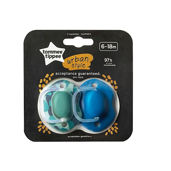 Tummee Tippee Urban Napp 6-18m Pojke/ 2 pack