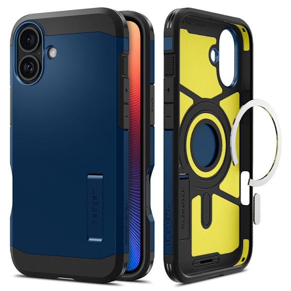 Spigen Tough Armor MagSafe Skyddsfodral med Stativ för iPhone 16