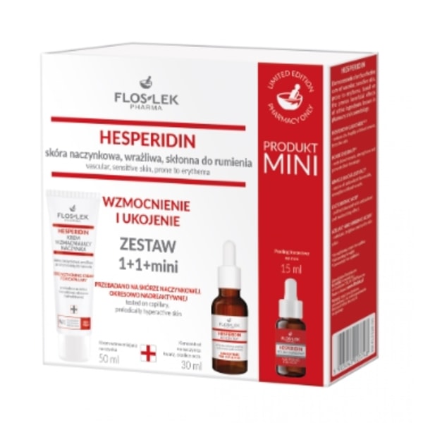 Flos-Lek Hesperidin Förstärkning och Lugna Set Kräm 50 ml + Konc