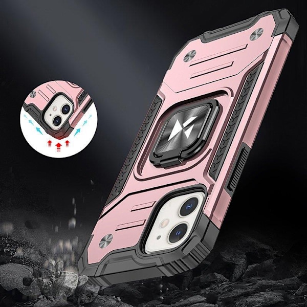 Wozinsky Ring Armor stöttåligt mobilskal iPhone 14 med magnetisk