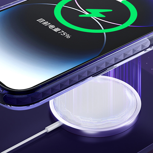 Kingxbar PQY Ice Crystal Magnetiskt Skal för iPhone 14 Pro med M