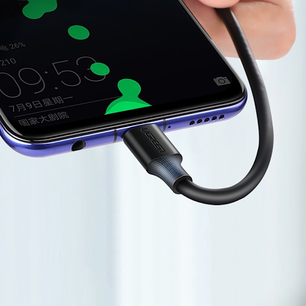 Ugreen US287 60114 Kabel USB-A/USB-C 3A 0.25m - Svart