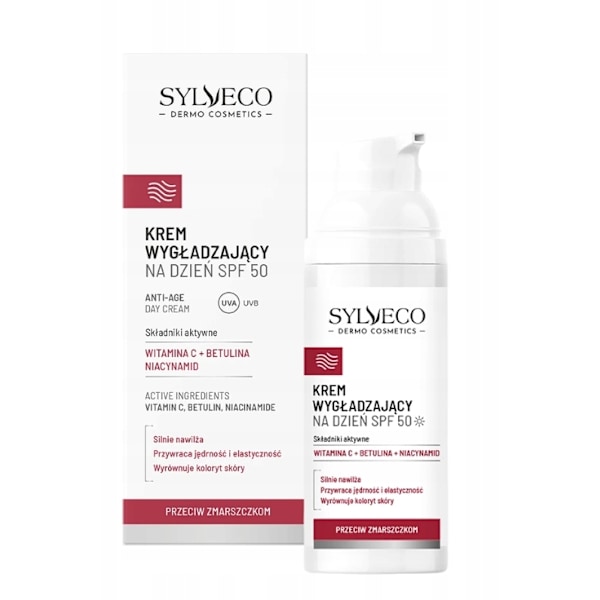 Sylveco Dermo Anti-rynk Utjämnande Dagkräm SPF 50/ 50 ml