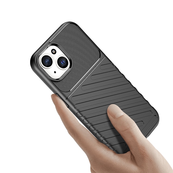 Stöttande Fodral Thunder Case för iPhone 15 - Blå