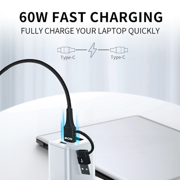 Wozinsky Multifunktionell Kabel 4-i-1: 2x USB-C/ USB-A/ Lightnin