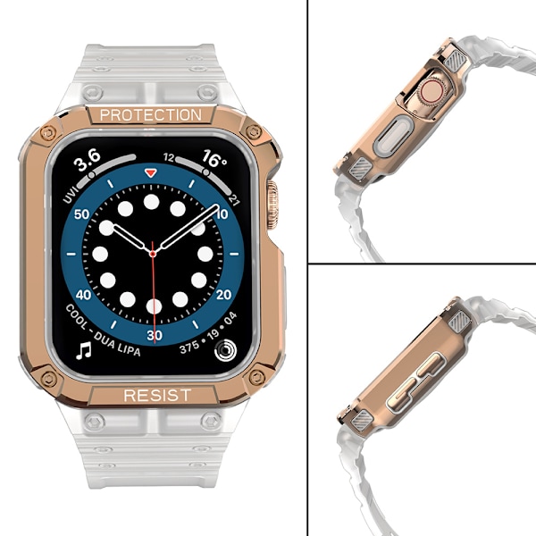 Skyddande armband med fodral för Apple Watch Series 7 / 6 / 5 /
