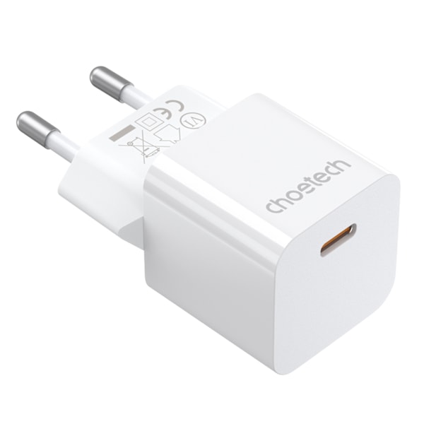Choetech PD5010 USB-C Väggladdare 20W - Vit