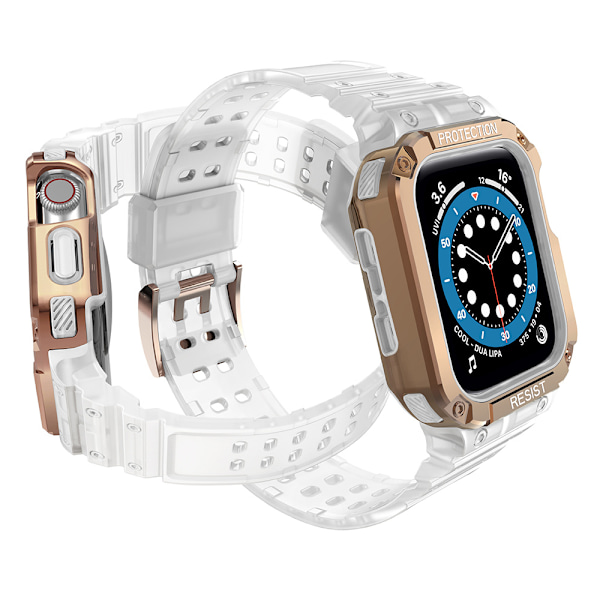 Skyddande armband med fodral för Apple Watch Series 7 / 6 / 5 /