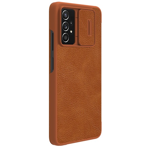 Nillkin Qin läderfodral för Samsung Galaxy A73 Brown