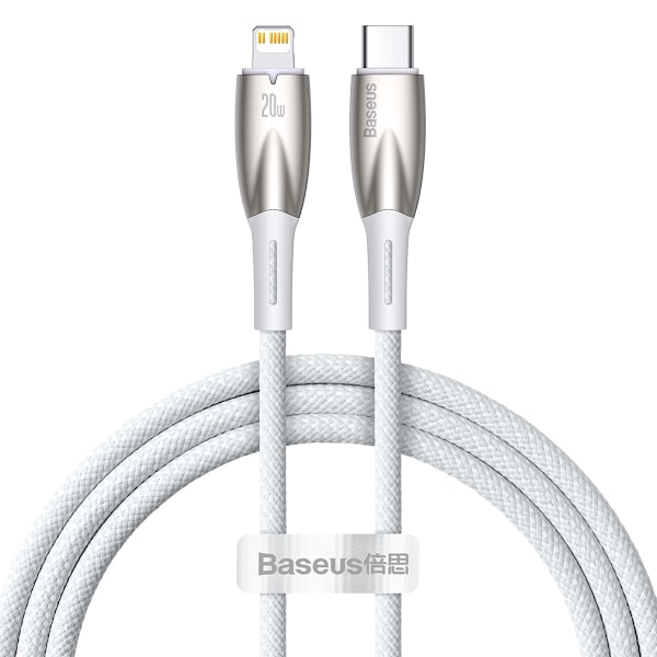 Baseus CADH000002 Lightning till USB-C PD Kabel 20W 480Mb/s 1m -