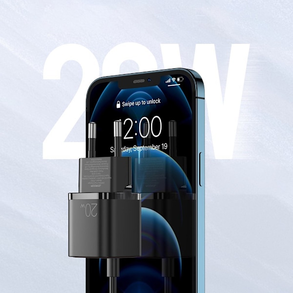 Joyroom Snabbladdare USB Typ C 20W Power Delivery Quick Charge 3