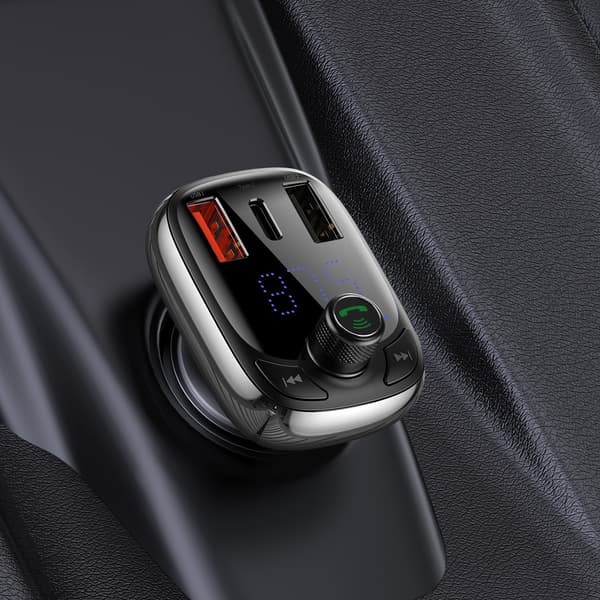 Baseus S-13 Bluetooth-sändare och billaddare (Overseas Edition)