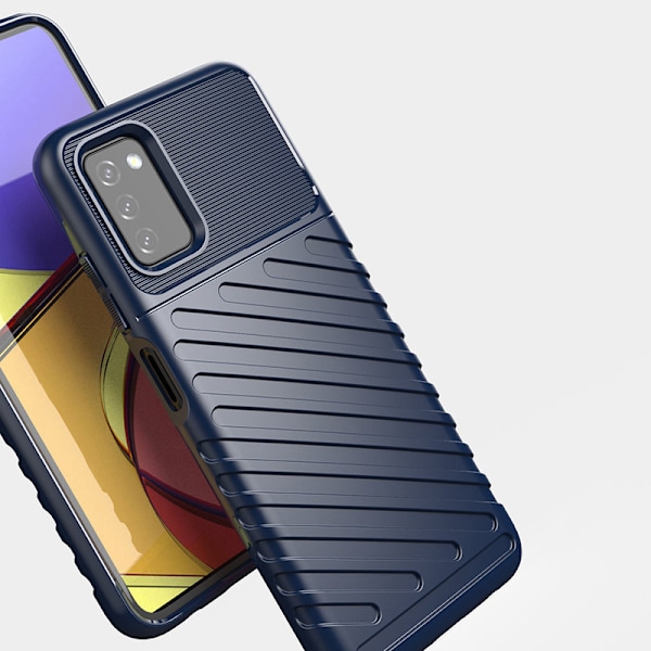 Tåligt Flexibelt Skal för Samsung Galaxy A03s - Svart
