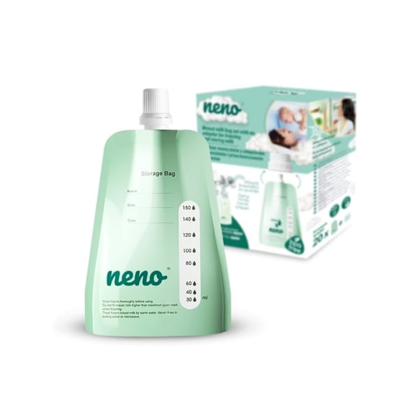 Neno Täta Påsar för Kontaktlös Mjölkförvaring/ 20-pack